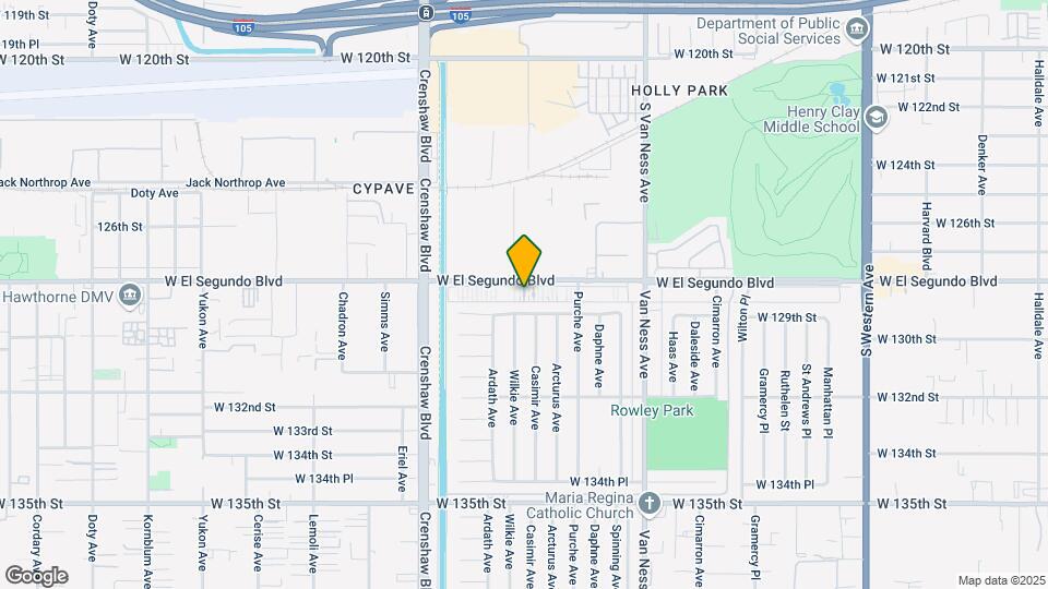 2708 W El Segundo Blvd Map and Location Details
