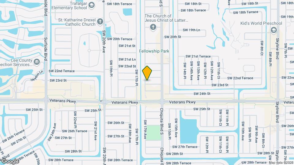1633 SW 23rd St Map and Location Details