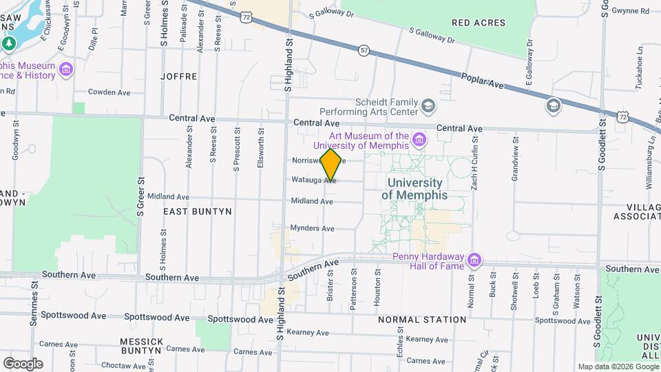 3583 Watauga Ave Map and Location Details