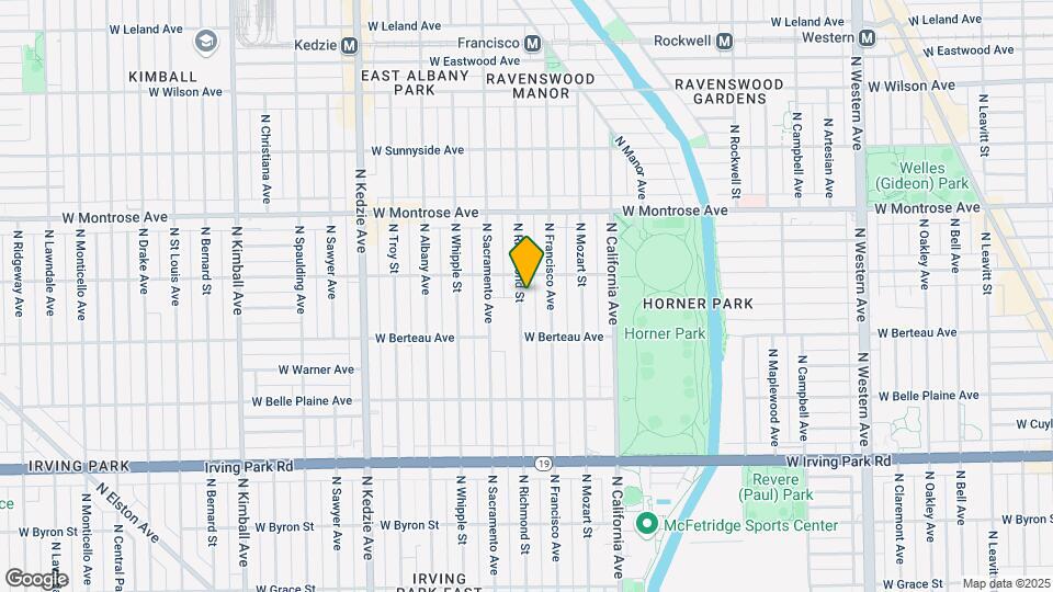 4241 N Richmond St Map and Location Details