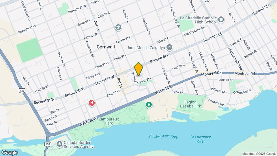 117 Sydney St Map and Location Details