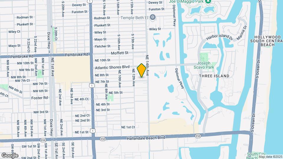 1301 NE 7th St Map and Location Details
