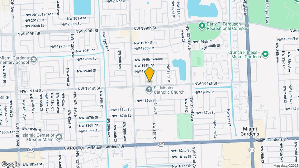 3453 NW 191st St Mapa y Detalles de la Ubicación