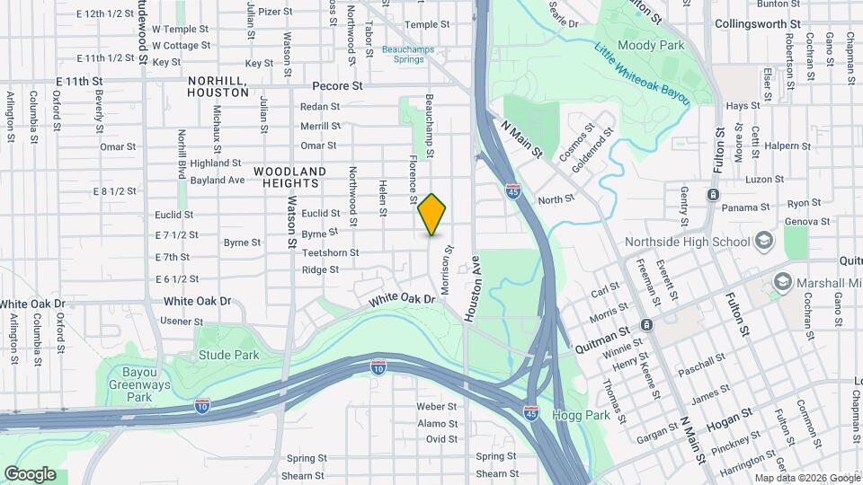 2810 Beauchamp Apartments Map and Location Details