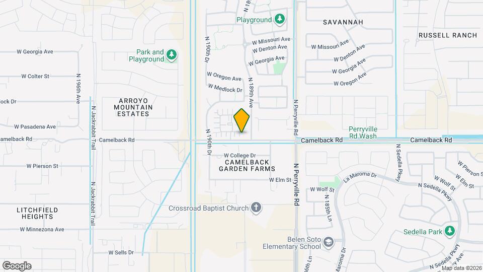 18919 W Pasadena Ave Map and Location Details
