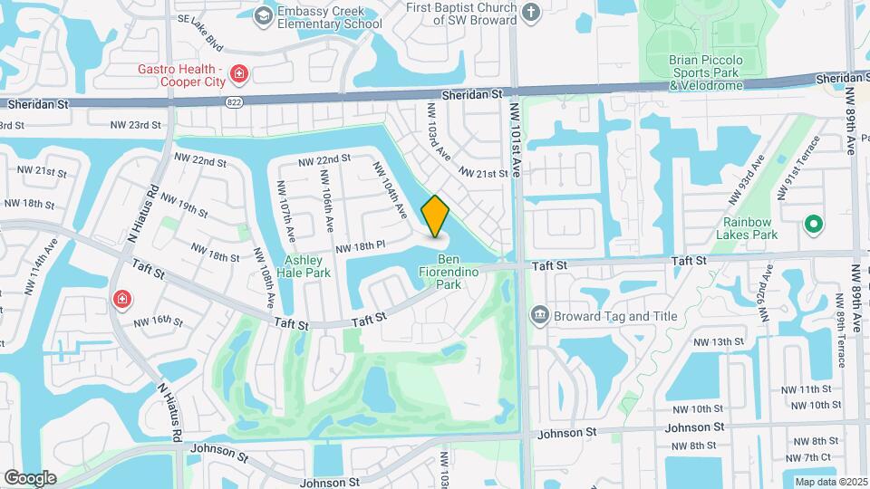 10320 NW 18th Pl Map and Location Details