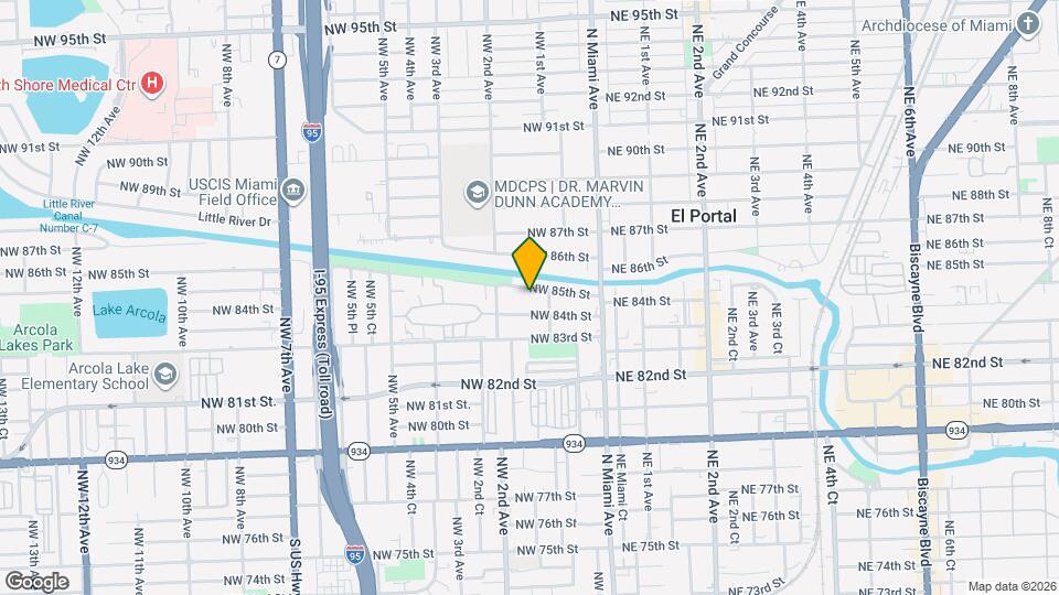 130 NW 85th St Map and Location Details