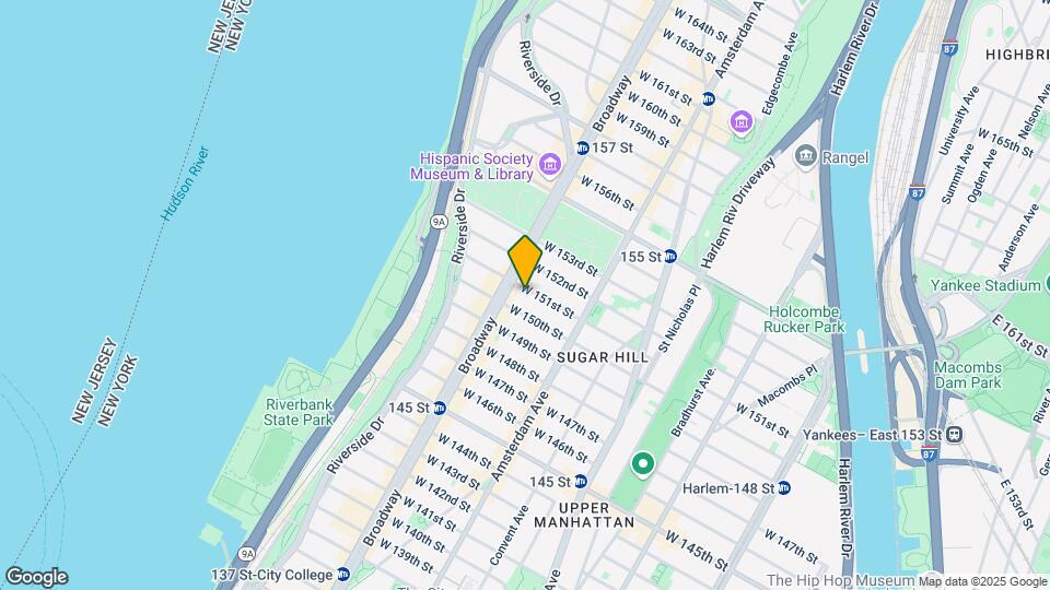 558 W 151st St Map and Location Details
