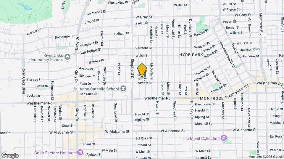 2310 Brun St Map and Location Details