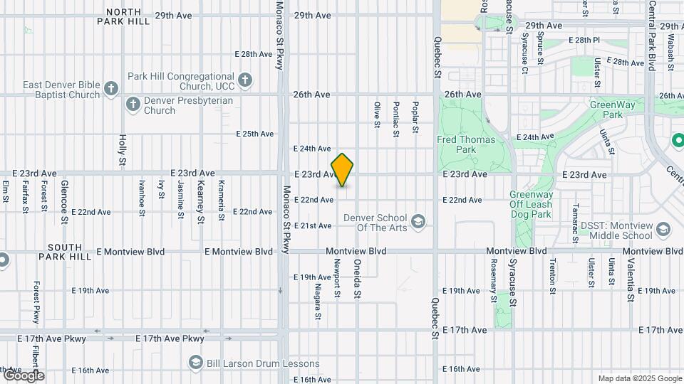 2208 Newport St Map and Location Details