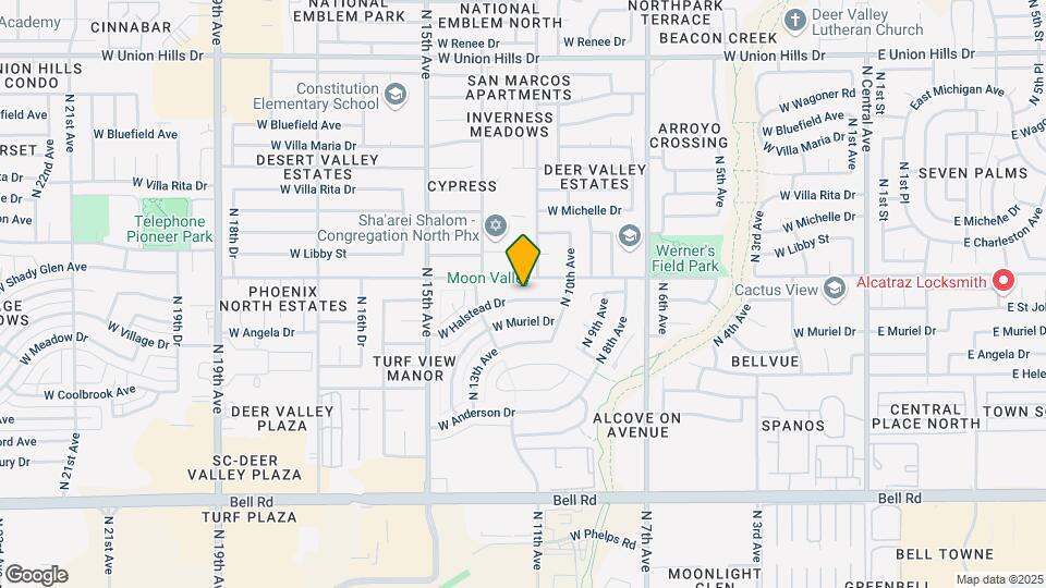 1112 W Halstead Dr Map and Location Details
