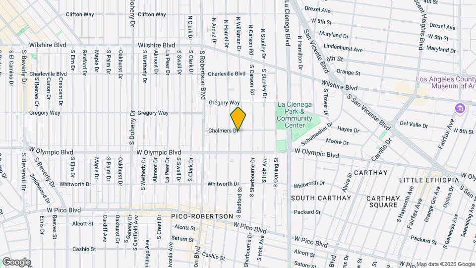 905 S Bedford St Map and Location Details