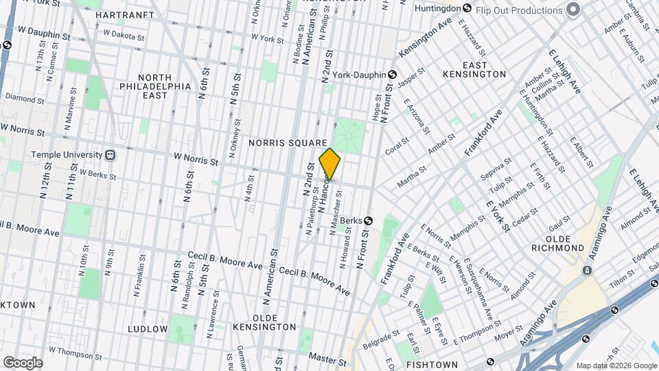 169 W Norris St Map and Location Details