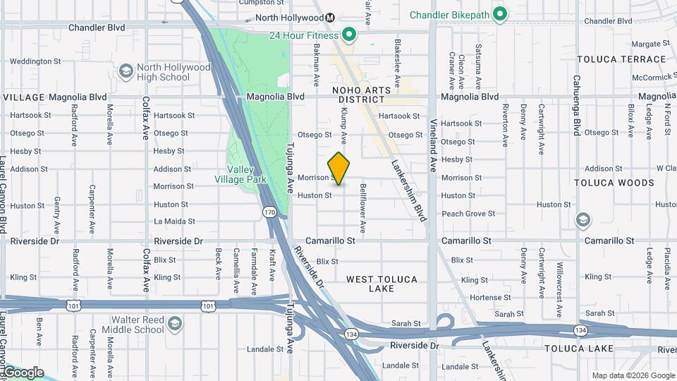 11245 Huston St Map and Location Details