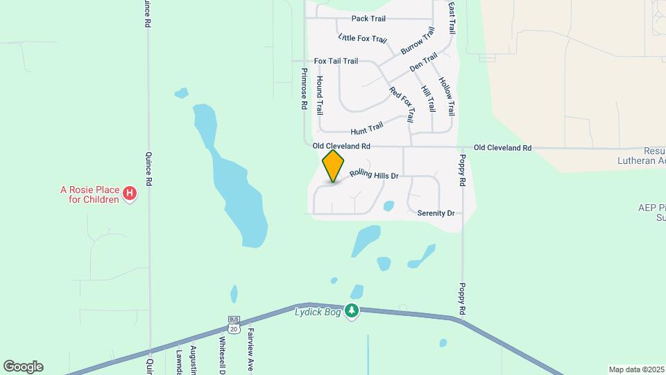 25910 Rolling Hills Dr Map and Location Details