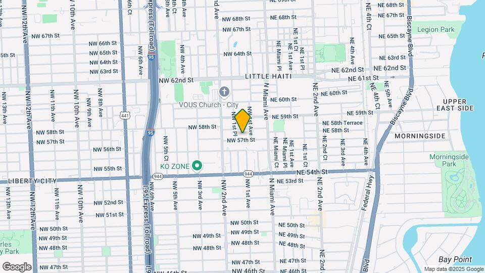 133 NW 57th St Map and Location Details