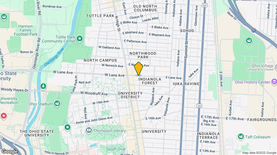 57 E Lane Ave Mapa y Detalles de la Ubicación