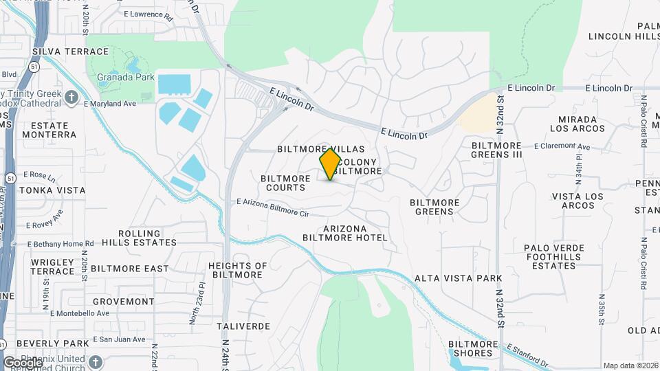 2931 E Rose Ln Map and Location Details