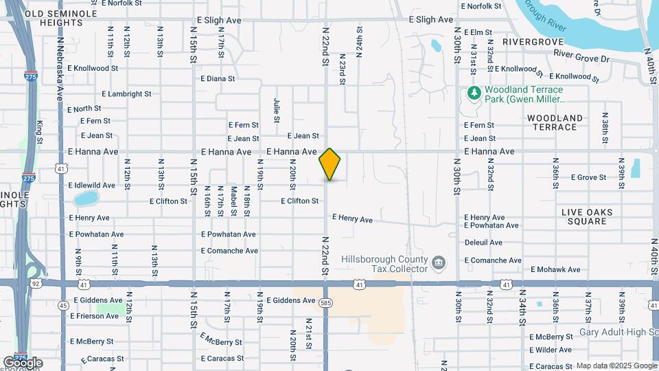 2201 E Idlewild Ave Mapa y Detalles de la Ubicación