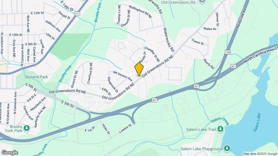 2923 Old Greensboro Rd Map and Location Details