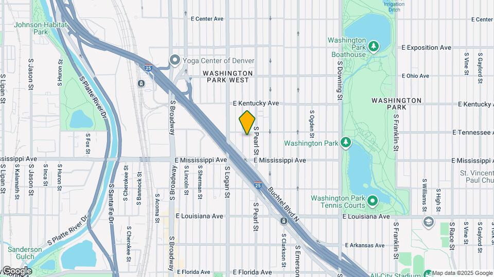 1014-1016 S Pennsylvania St Map and Location Details