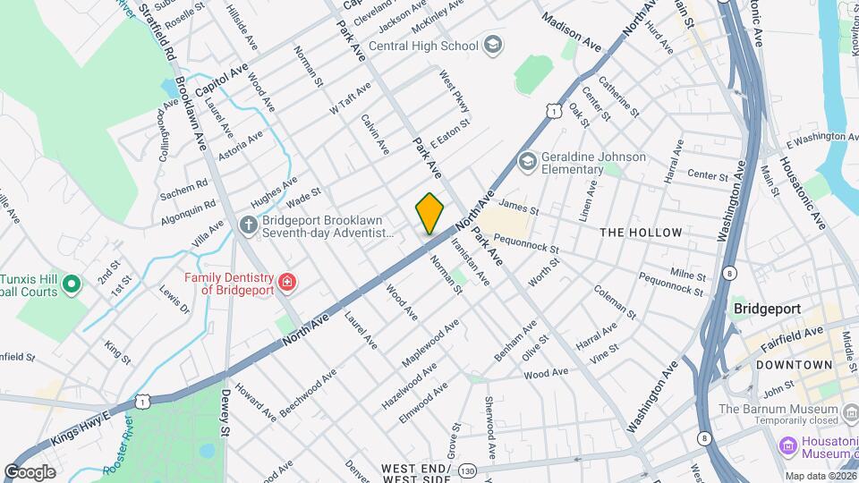 1872 North Ave Map and Location Details