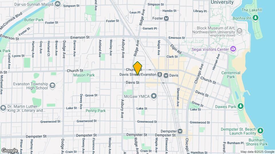 1619 Ridge Ave Map and Location Details