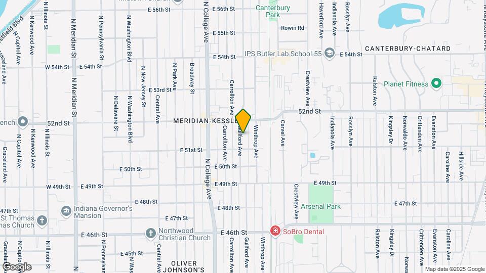 5129 Guilford Ave Map and Location Details