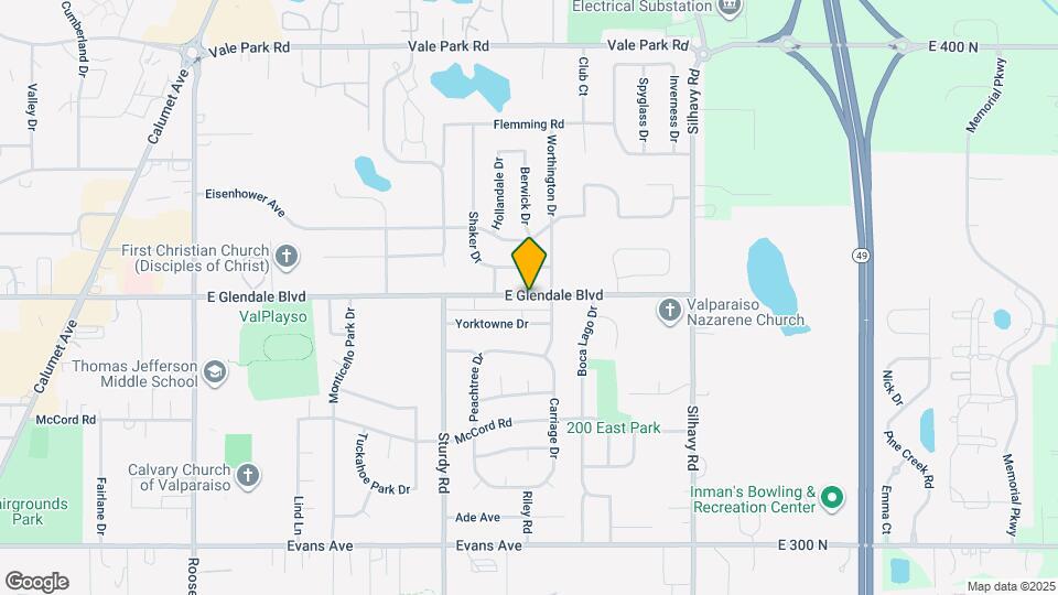 2222 E Glendale Blvd Map and Location Details