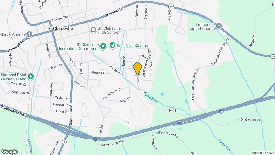 205 McFadden St Map and Location Details