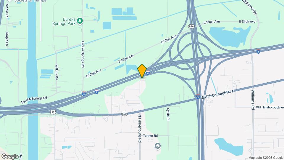 5525 N Falkenburg Rd Map and Location Details