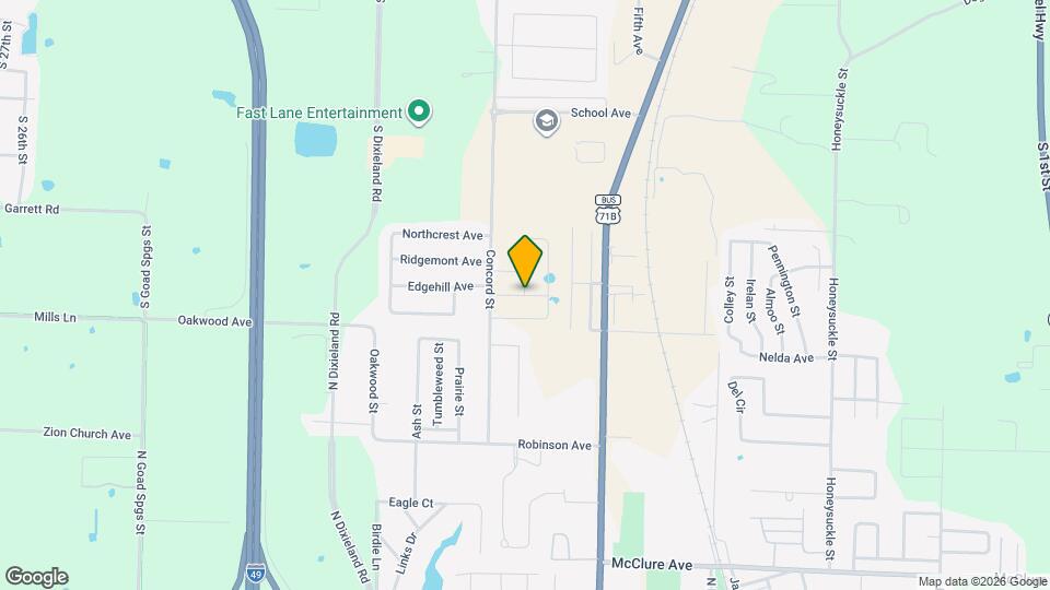 201 Collie Ave Map and Location Details