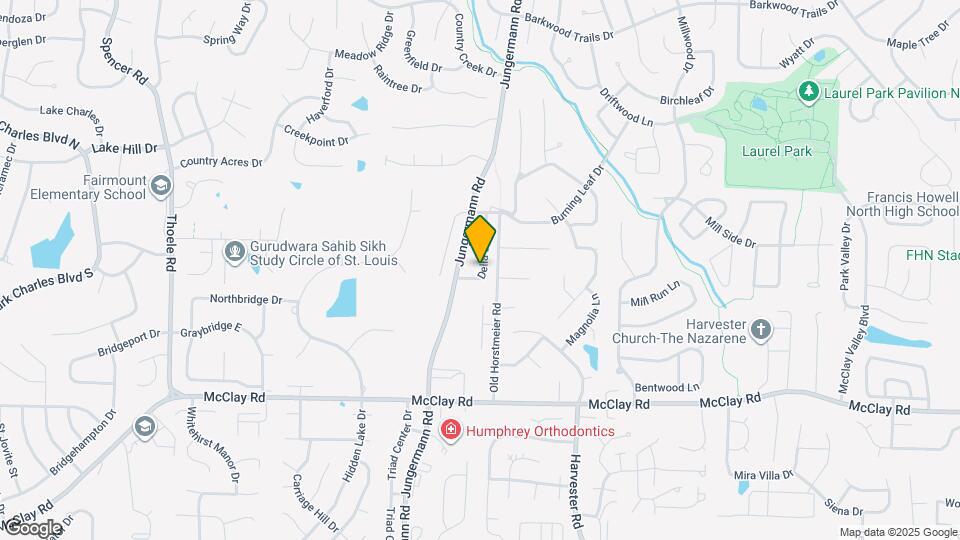 341 Della Dr Map and Location Details