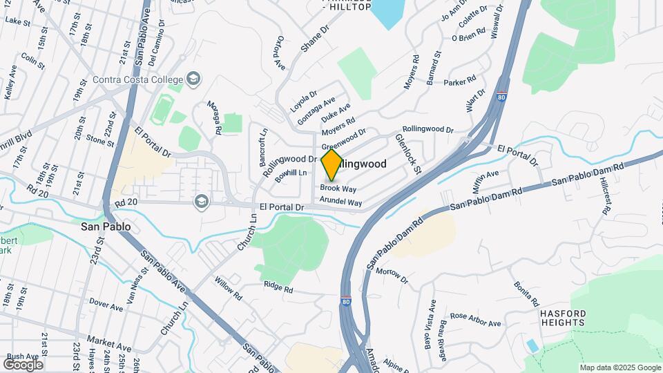 2829 Brook Way Mapa y Detalles de la Ubicación