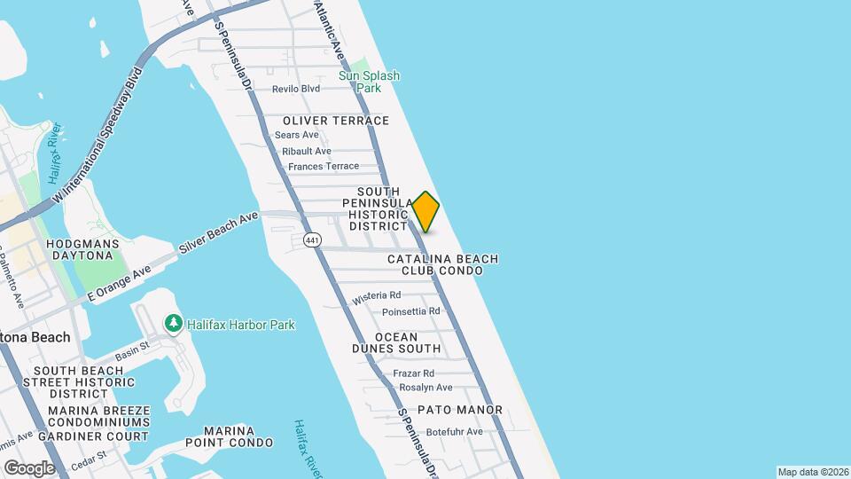 1233 S Atlantic Ave Map and Location Details