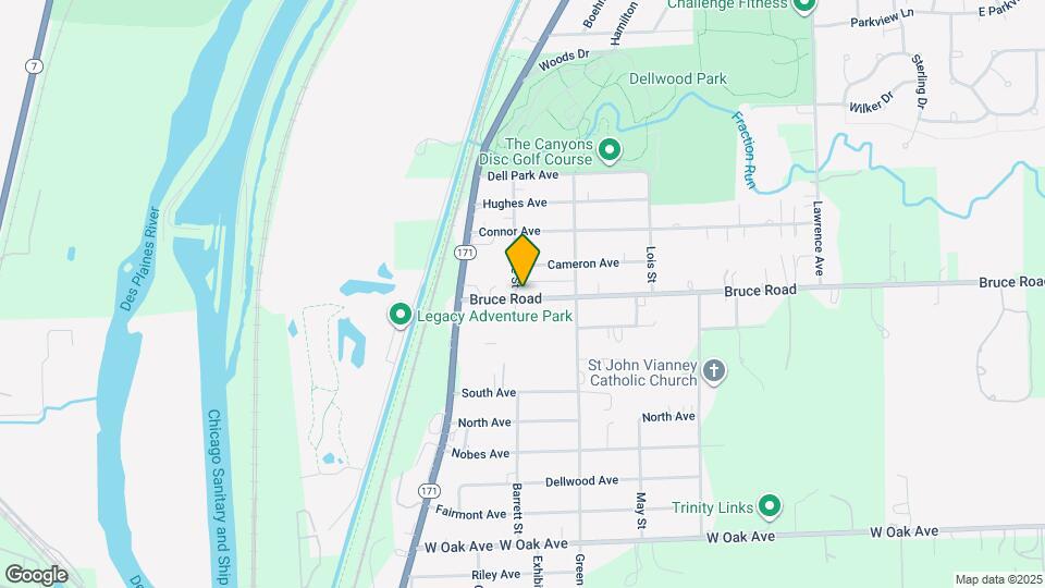 203 Bruce Road Map and Location Details