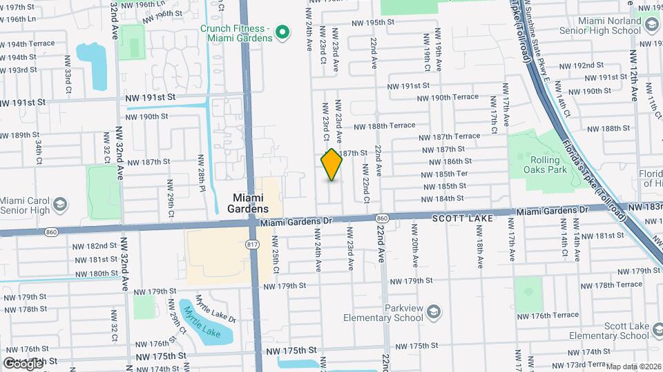 18505 NW 23rd Ct Map and Location Details