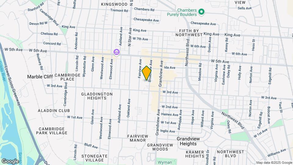 1397 Broadview Ave Map and Location Details
