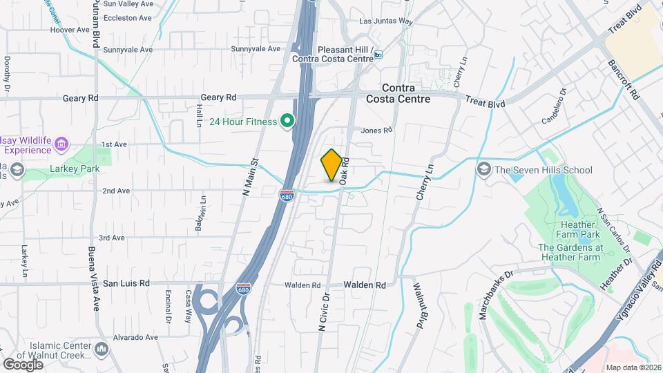 2677 Oak Rd, Unit 108 Map and Location Details