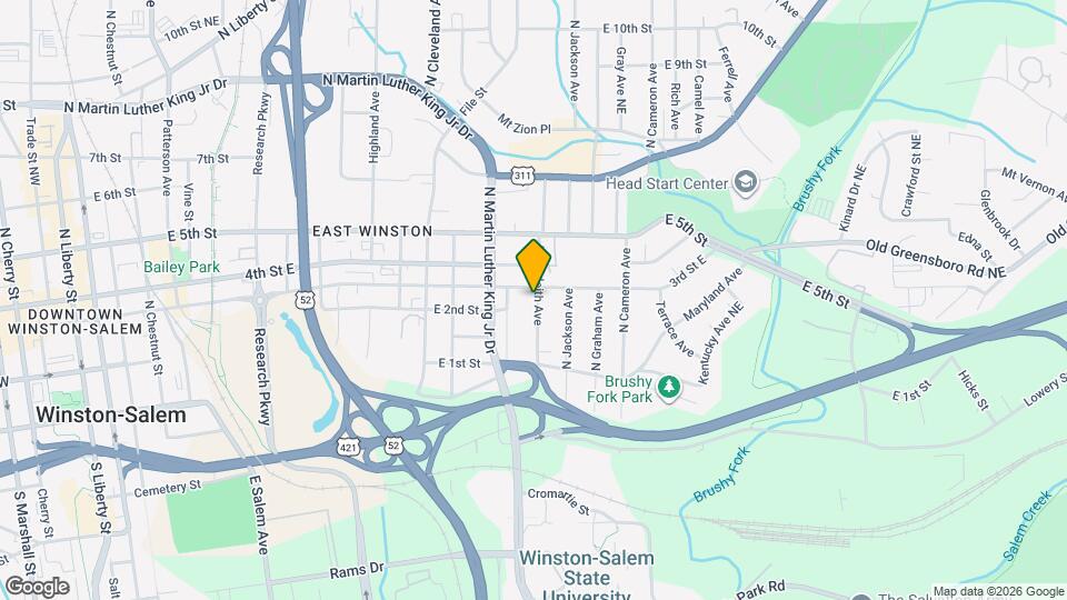 224 N Dunleith Ave Map and Location Details