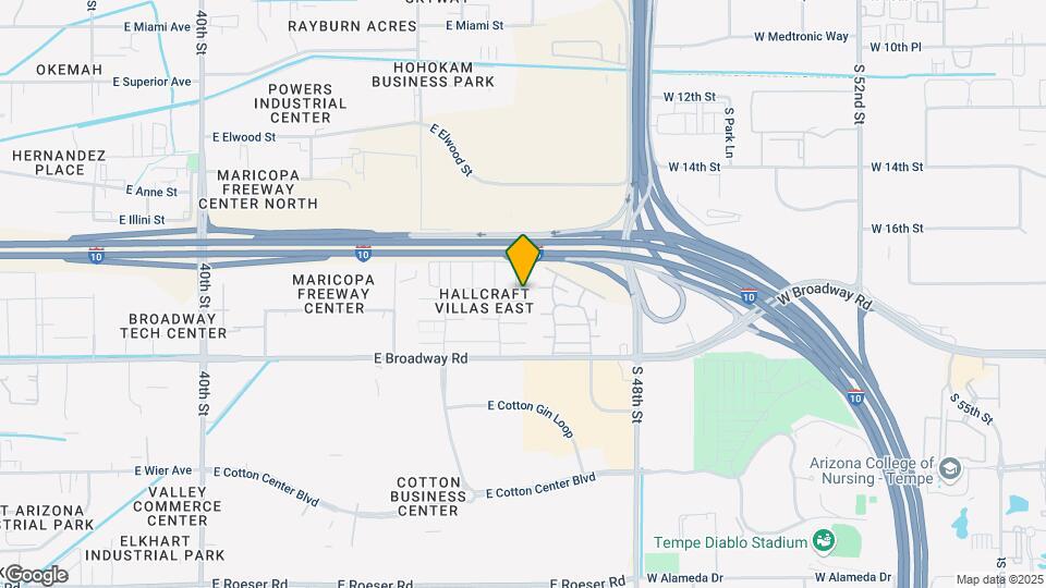 4526 E Riverside St Map and Location Details
