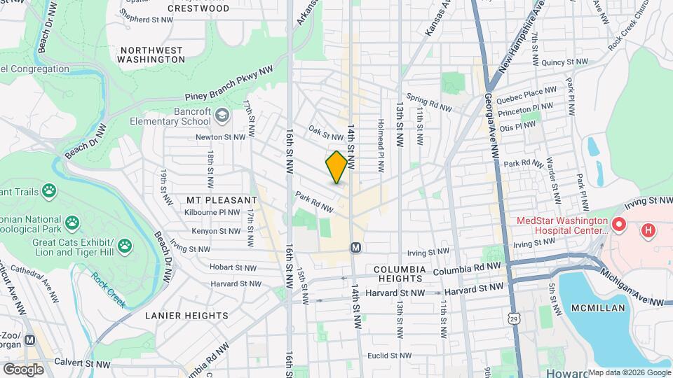 1419 Monroe St NW Map and Location Details