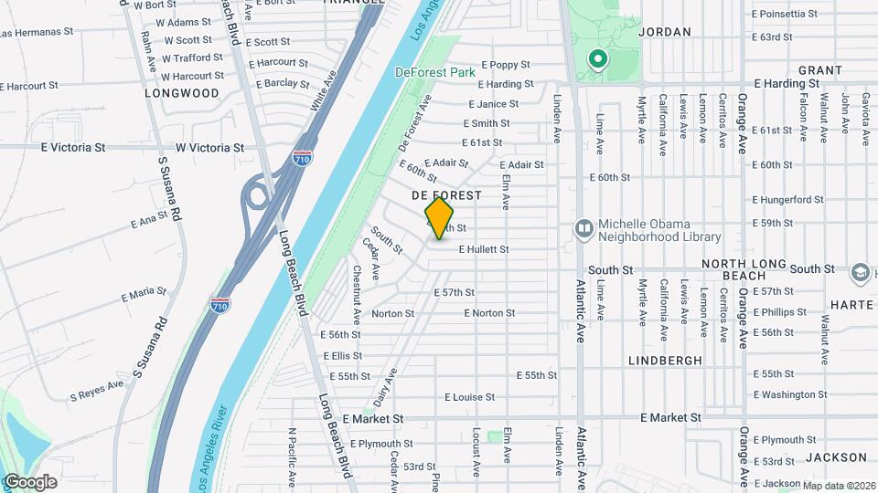 195 E Hullett St Map and Location Details
