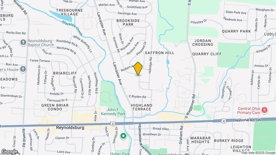 1121 Gibson Rd Map and Location Details