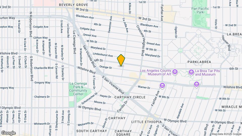 6407 Orange St Map and Location Details