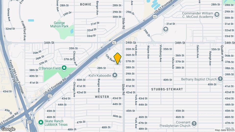 5210 38th St Map and Location Details