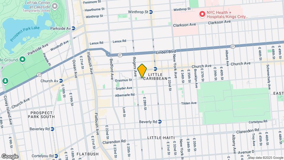 124 Erasmus St Mapa y Detalles de la Ubicación