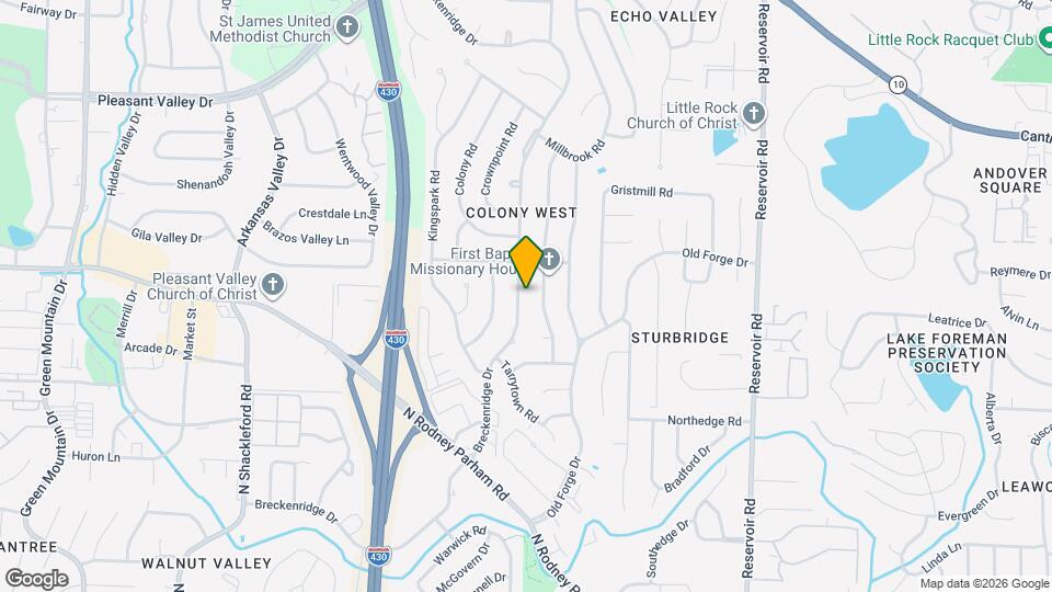 1816 Breckenridge Dr Map and Location Details