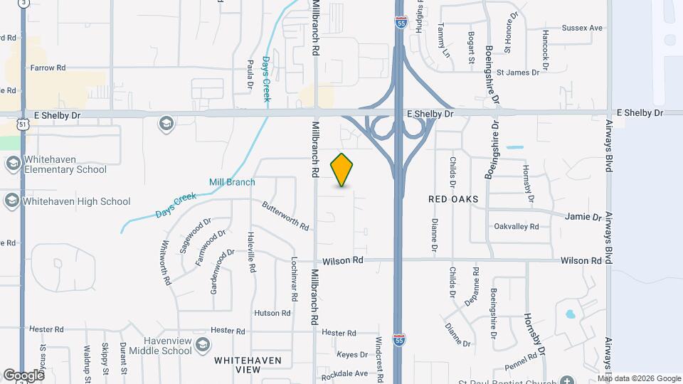 1732 Colebrook Ave Map and Location Details