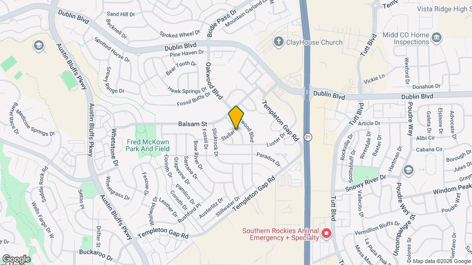 6050 Scout Dr Map and Location Details